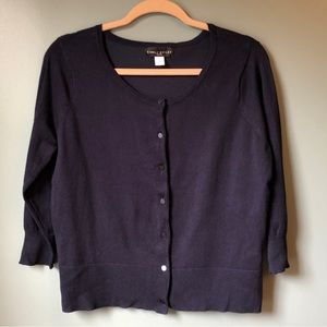 Simply Styled Sweater Size LP Navy